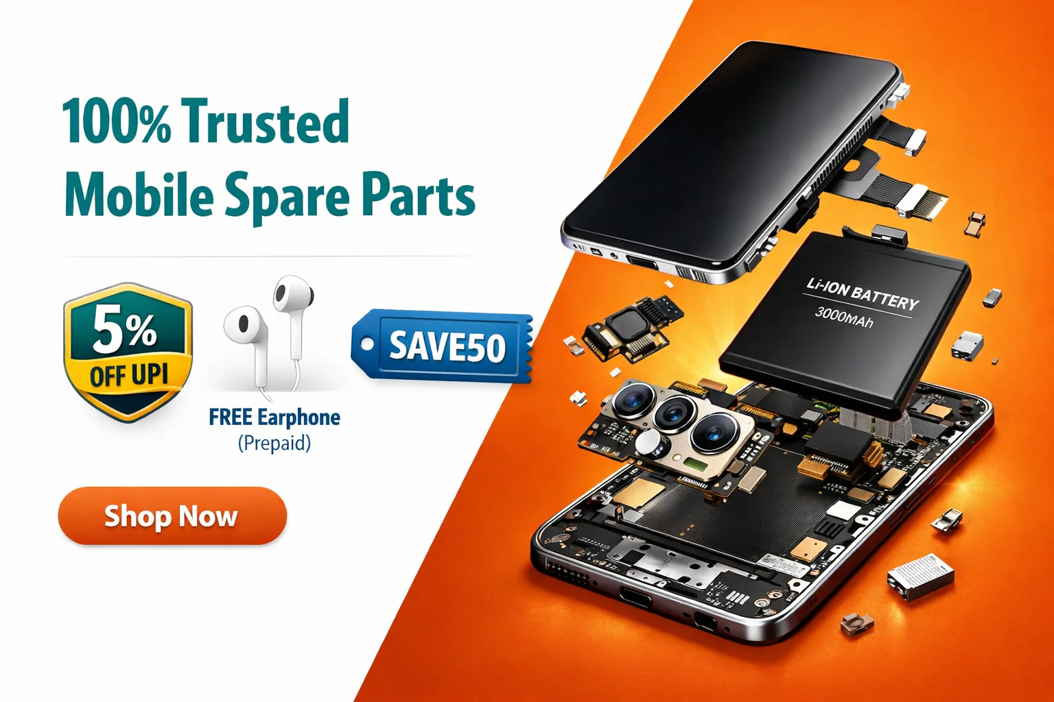 Premium Mobile Spares Made Simple